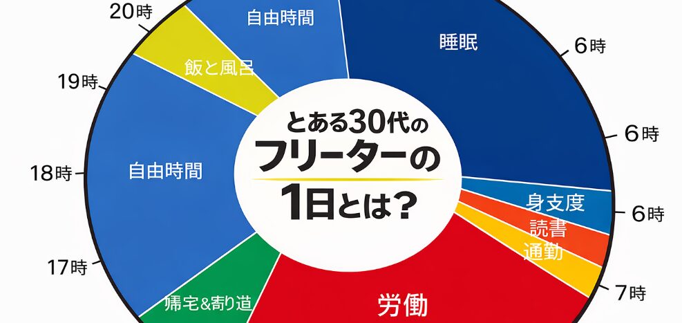 フリーターの1日